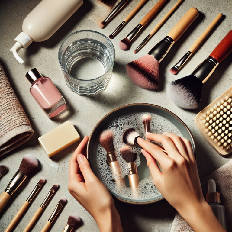 how to clean makeup brushes