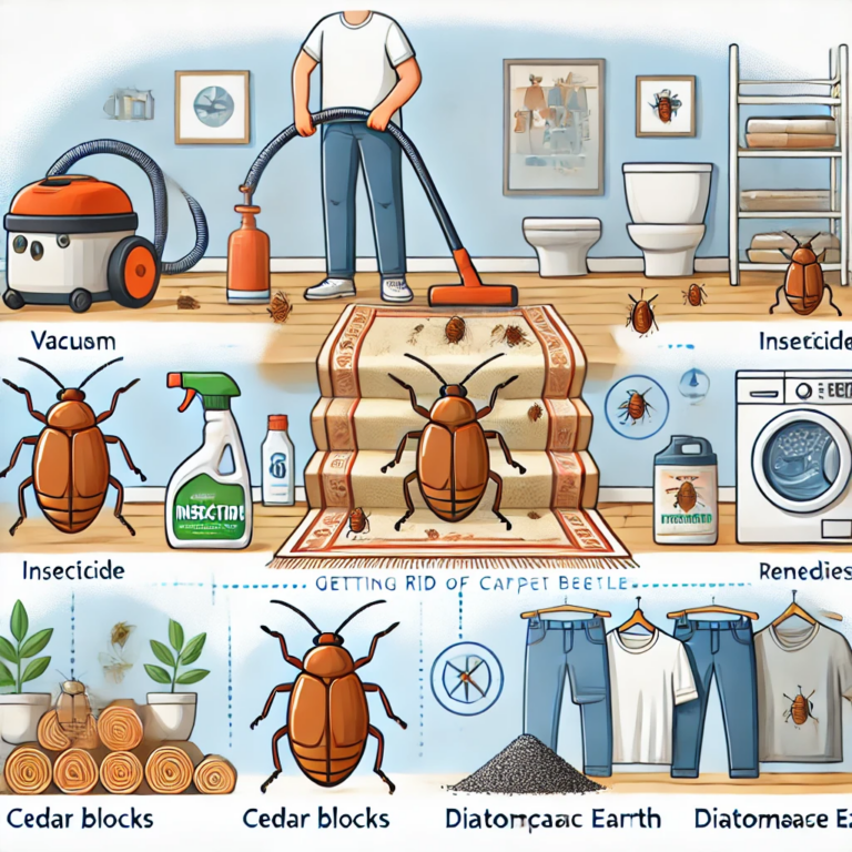 how to get rid of carpet beetles