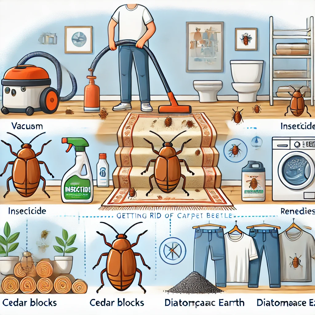 how to get rid of carpet beetles
