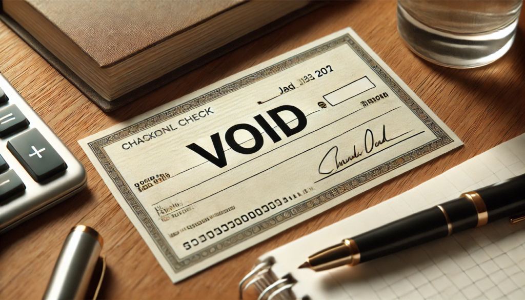 How to Void a Check